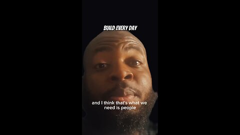 Build Every Day #dayodman #building #daily #eeyayyahh #motivationalspeaker