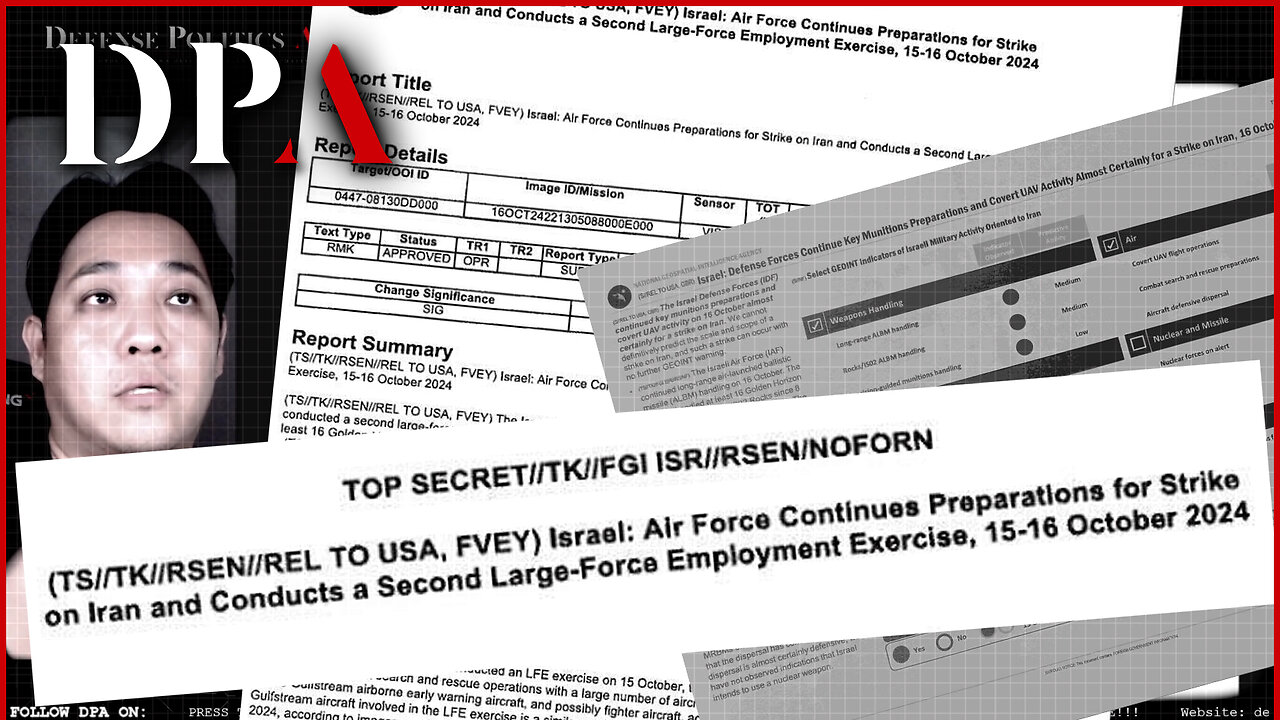 US Intelligence docs LEAKED: Israel actively preparing for Iran strike. Nuclear capability confirmed