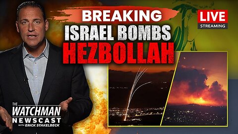 Israel Airstrikes FOIL Massive Hezbollah Attack; Tel Aviv BARRAGE Thwarted