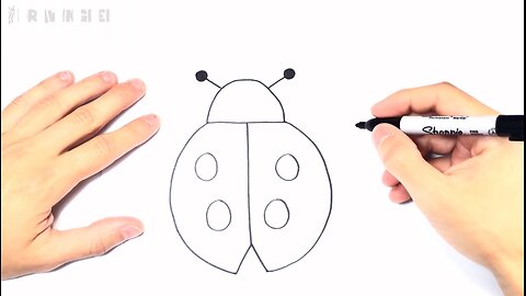 Drawing For Kids | Drawing a ladybug