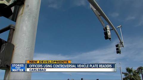 Carlsbad officers using controversial vehicle plate readers