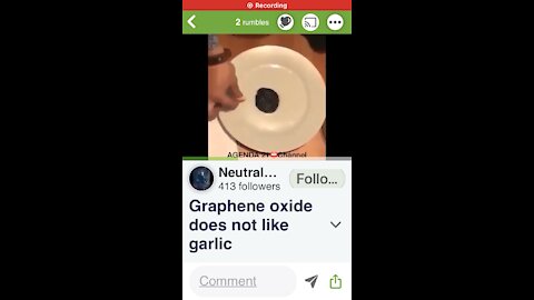 Graphene doesn’t like garlic