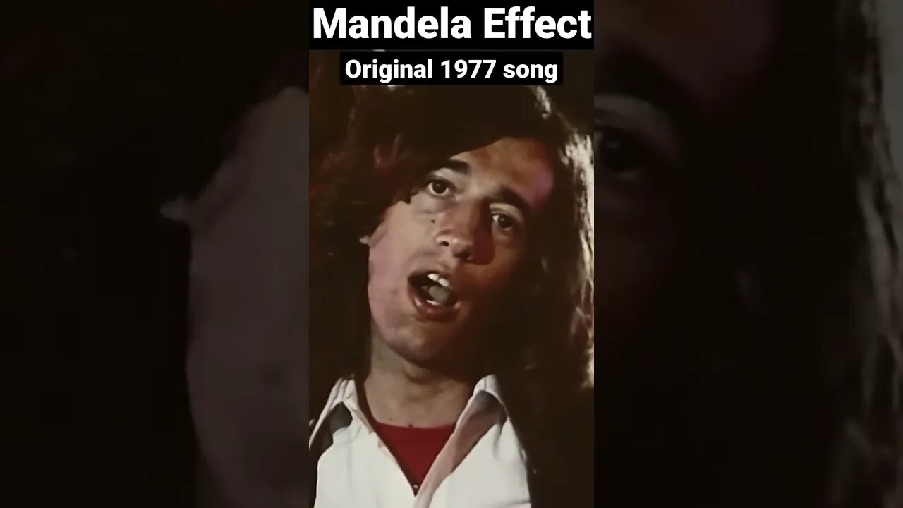 Andy Gibb recalls this Bee Gees song the way I do. #BeeGees #mandelaeffect #mandelaeffectresidue