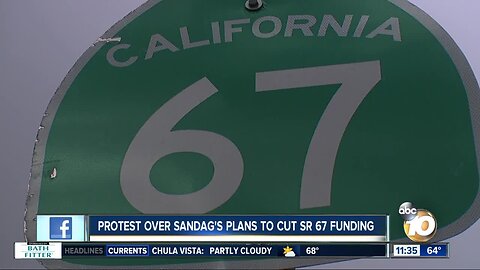 SANDAG plans to slash SR-67 expansion funds meets opposition