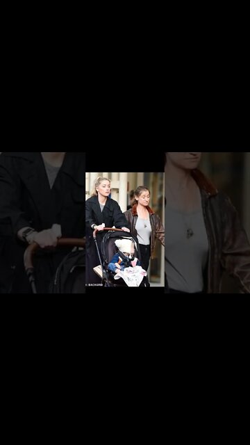 Amber Heard Spotted Buying Wine with Child & Girlfriend