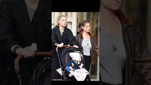 Amber Heard Spotted Buying Wine with Child & Girlfriend