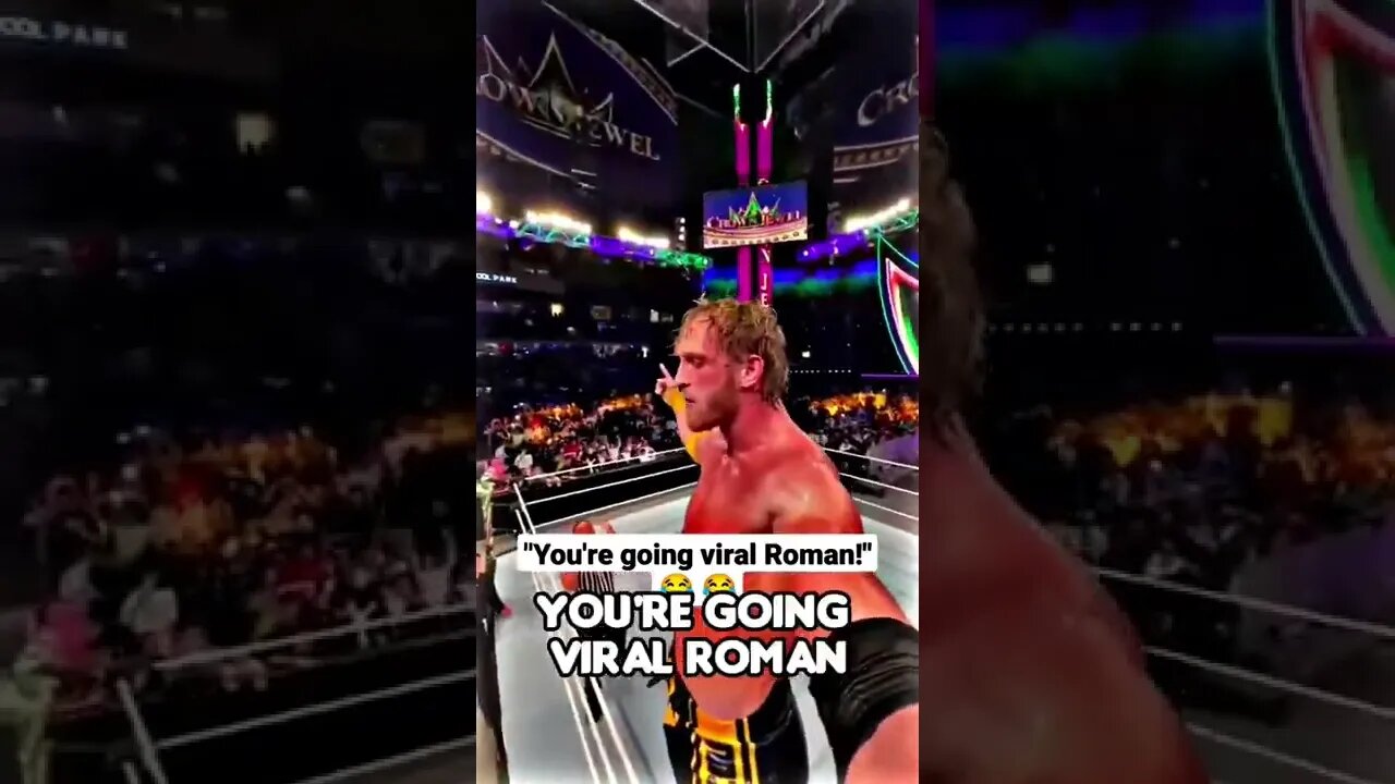 Logan Paul jumps on Roman reign