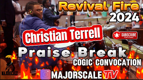 Thursday Night 🔥Revival Fire🔥 #PraiseBreak 2024 "Christian Terrell" on Drums 👏🏾🥁🎶🎵🎹