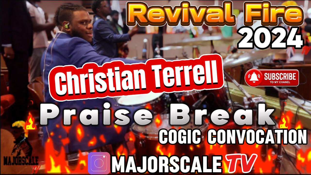 Thursday Night 🔥Revival Fire🔥 #PraiseBreak 2024 "Christian Terrell" on Drums 👏🏾🥁🎶🎵🎹
