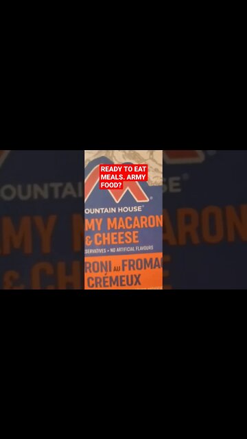 Ready to eat MRE cooking #shorts #cooking