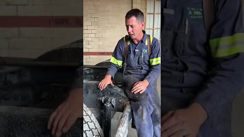 How to tell the shocks are bad on semi trucks? #shorts