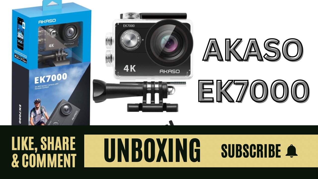 Unboxing Akaso EK7000 4k