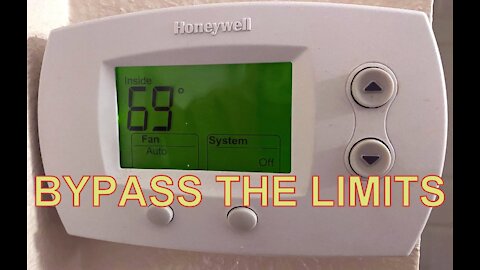 Honeywell Thermostat Hack/override