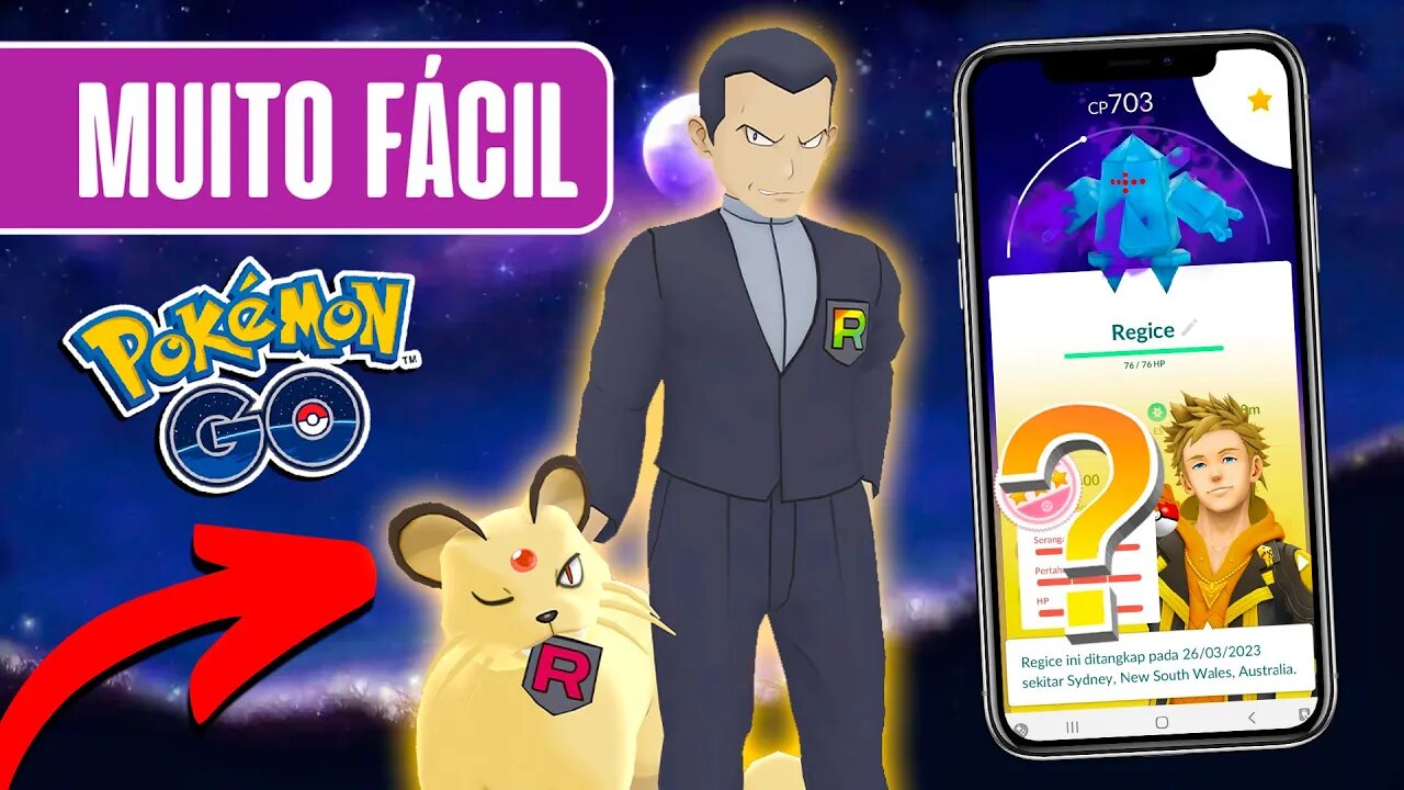 GANHE FÁCIL do Giovanni no Pokémon GO! Dicas para DERROTAR o Giovanni! Regice Shadow!