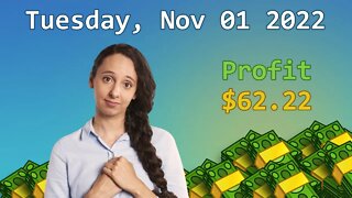 LIVE DAY TRADING: November 1st 2022