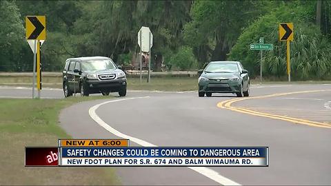 FDOT aims to fix SR 674/Balm-Wimauma Rd after four road deaths