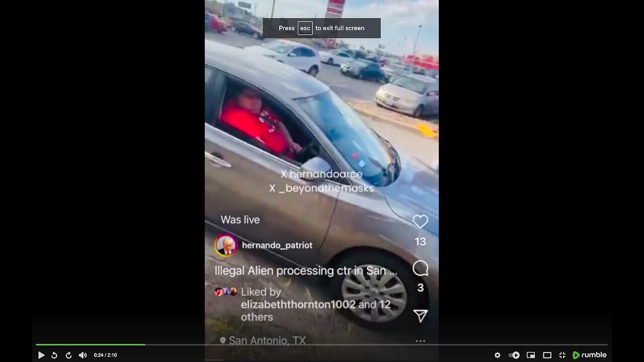 llegal jumps into an Uber and into the interior never to be seen again by ICE