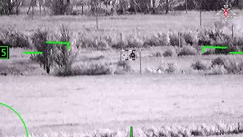 Ka-52 helicopter destroys AFU armored vehicle using a Vikhr ATGM