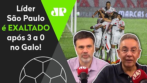 "O que o São Paulo fez com o Atlético-MG foi ESPETACULAR!" Líder SPFC é EXALTADO após 3 a 0!