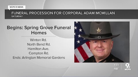 Visitation for fallen HamCo deputy at Spring Grove