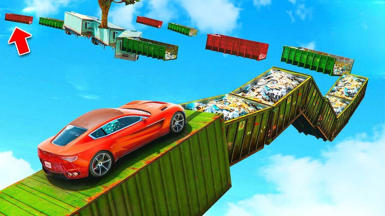 95.0095% People Fail This Unbeatable GTA 5 Parkour Challenge 🏁