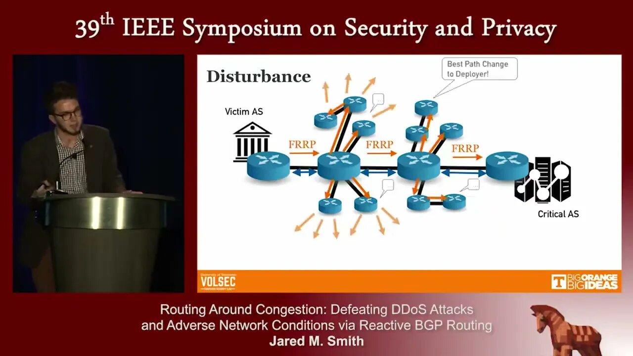 Routing Around Congestion Defeating DDoS Attacks and Adverse Network Conditions via Reactive