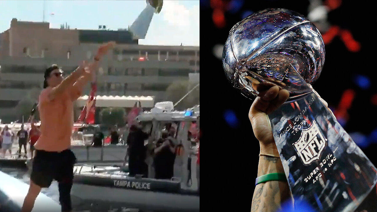 Lombardi Trophy Family Pissed Tom Brady Was Throwing Trophy From Boat, Are Demanding An Apology