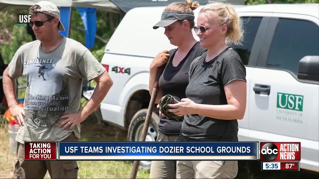 USF teams investigating Dozier School grounds