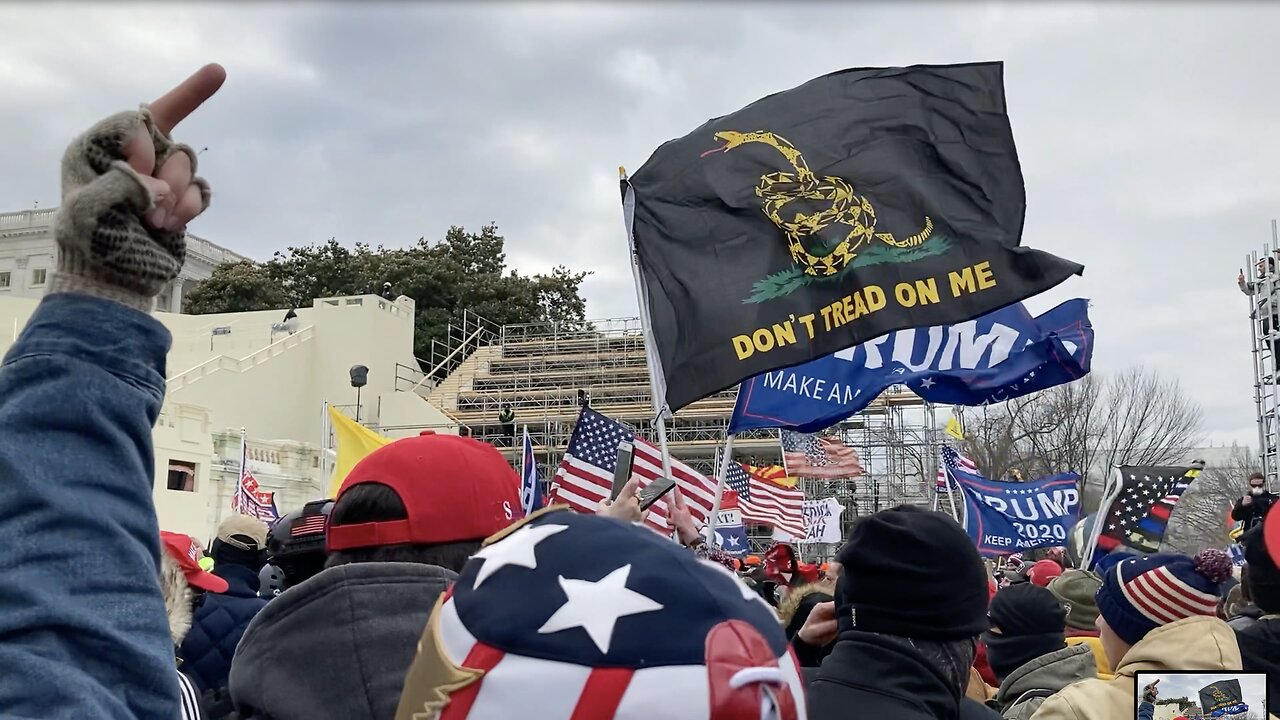 The Events That Preceded The Riot on January 6th at 1pm on The Capitol's West Plaza.