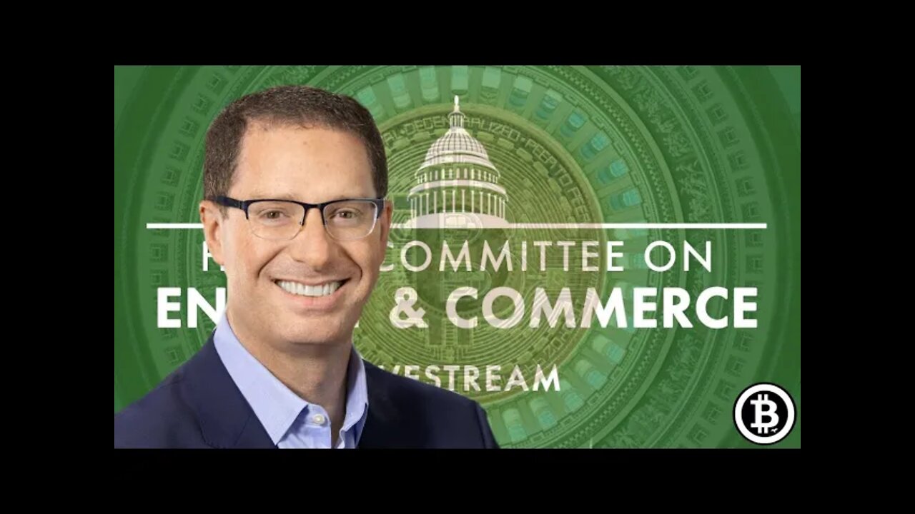Brian Brooks Goes To Work For Proof of Work & Bitcoin Mining - Congressional Testimony -1/20/2022