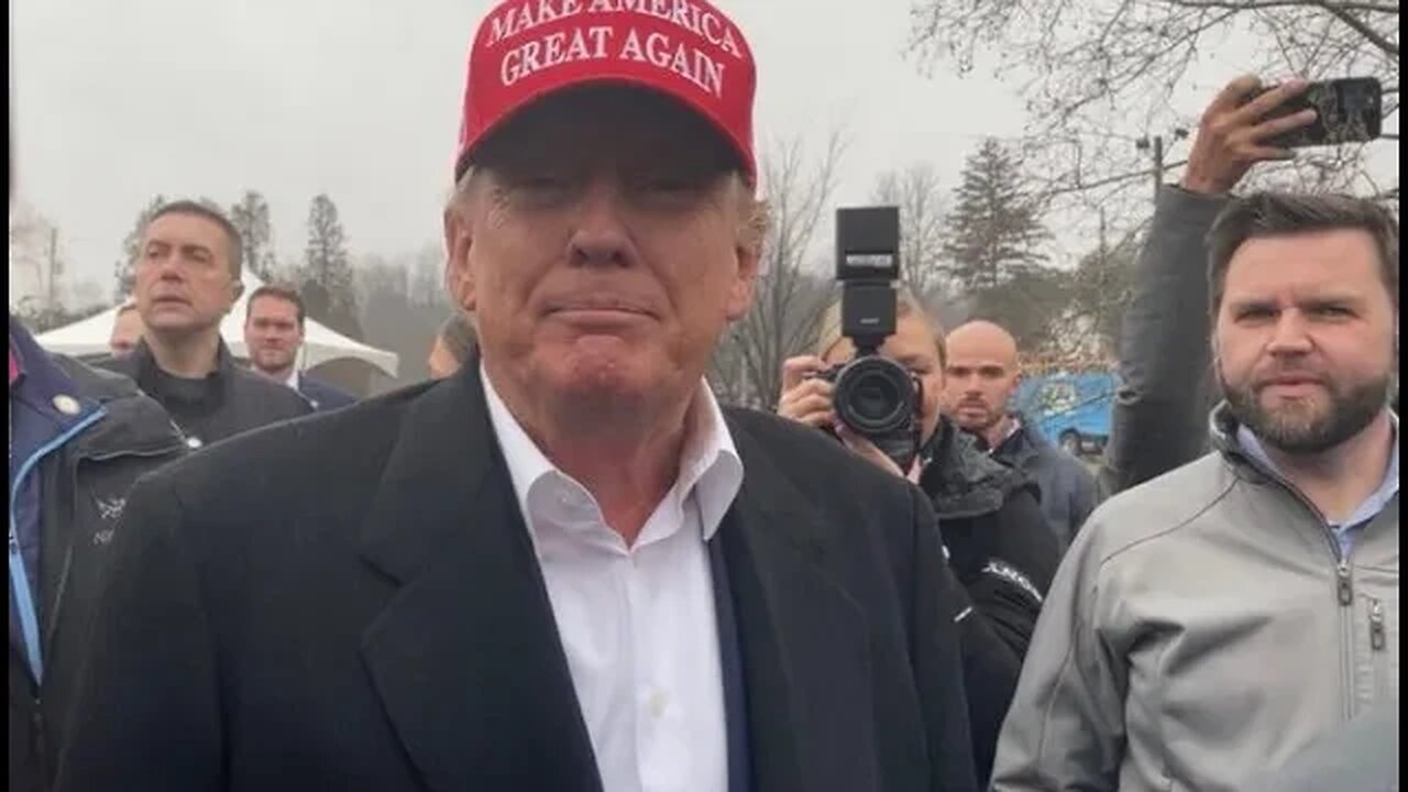 President Donald J Trump Visits East Palestine Ohio As Joe Biden is Overseas