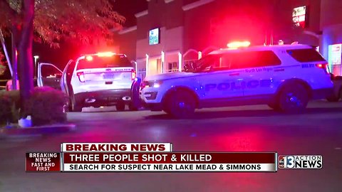Three people shot & killed