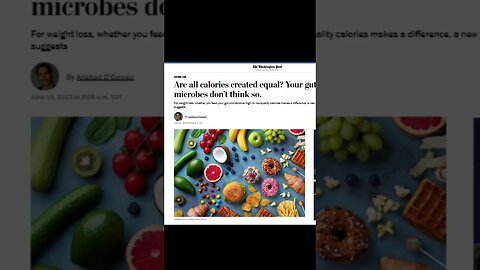 Calories are not always equal