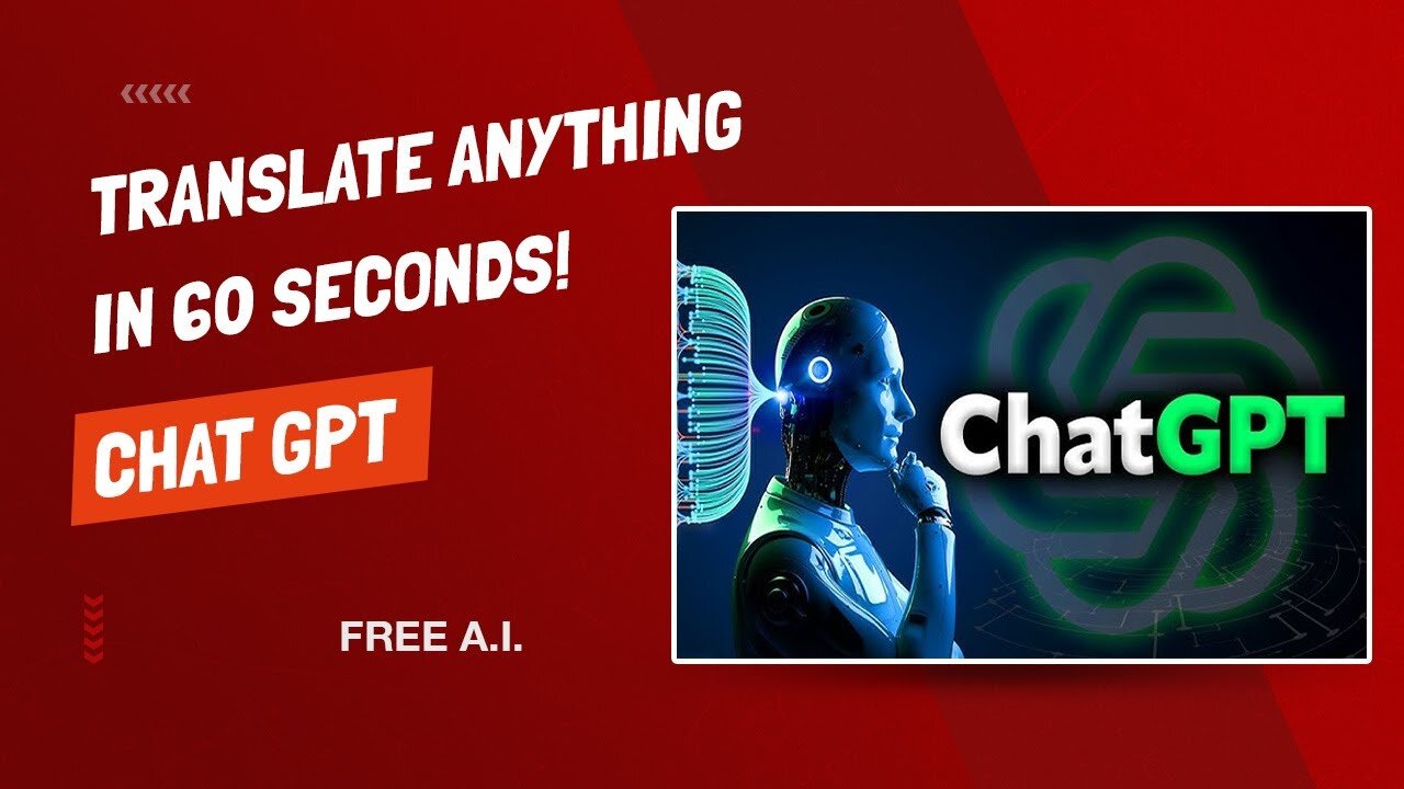 Translate Anything Into English for Free with AI | ChatGPT Tutorial