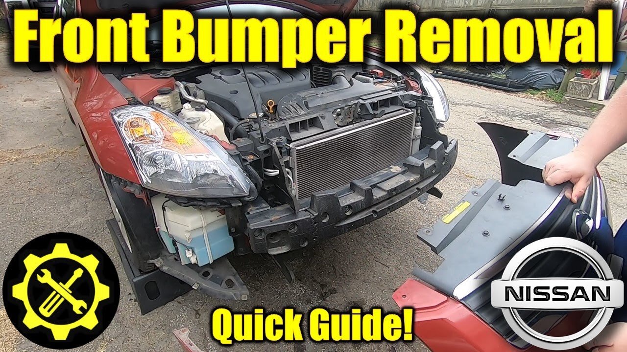 2007 - 2009 Nissan Altima How to Remove the Front Bumper