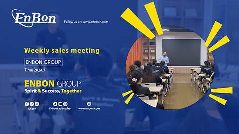 The Monday morning meeting of the sales department ended successfully