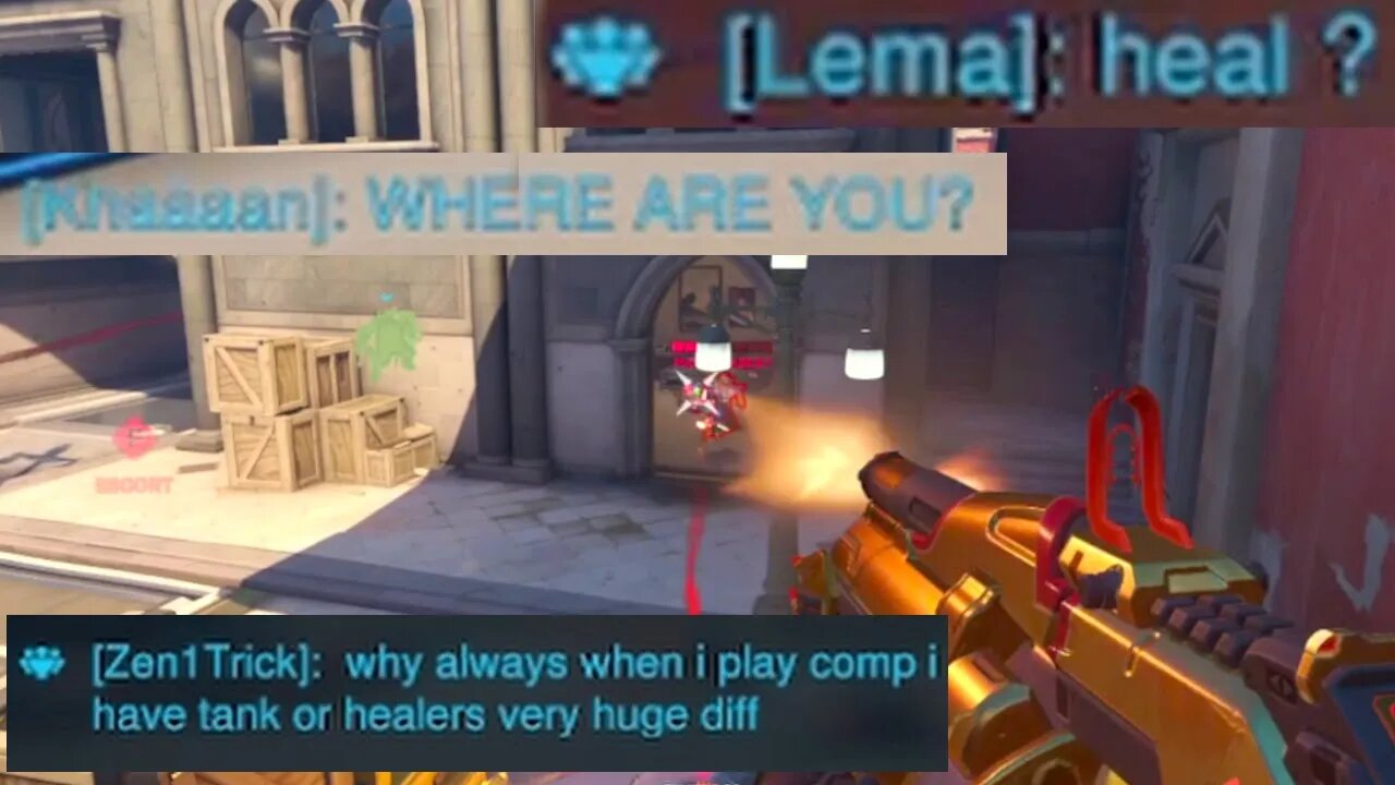 People LOVE To Flame Their Teammates in Gold - Overwatch 2