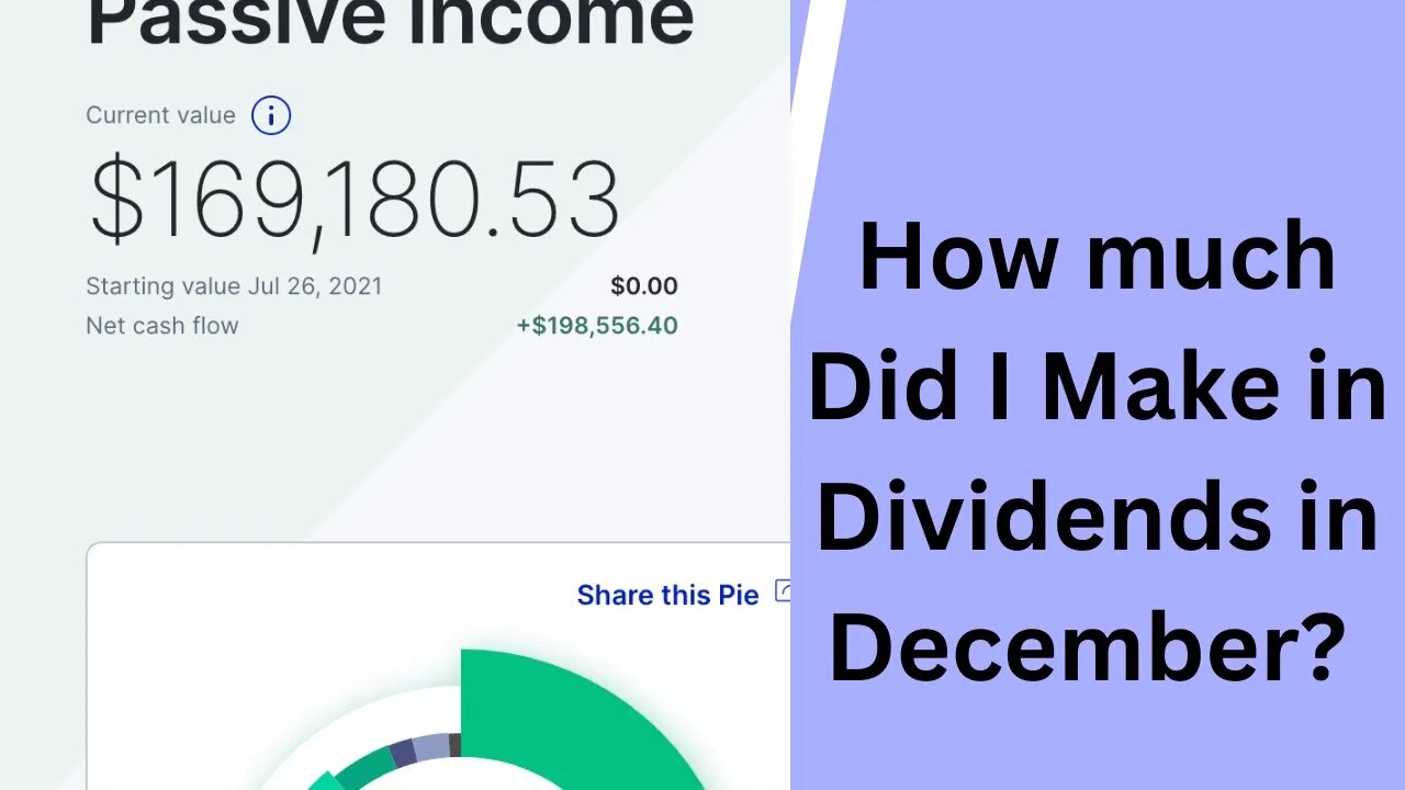 How Much Did I Make In Dividends in December? | M1 Finance | Dividend Investing
