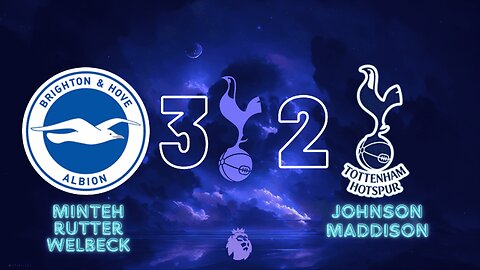 PL MD7 BRIGHTON 3 : 2 SPURS REACTION SHOW