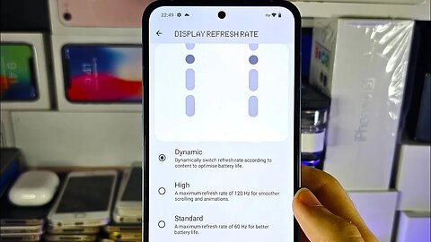 ANY Nothing Phone How To Change Screen Refresh Rate! (120hz/60hz)