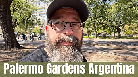 Gardens of Palermo Walk 🇦🇷 Buenos Aires Argentina