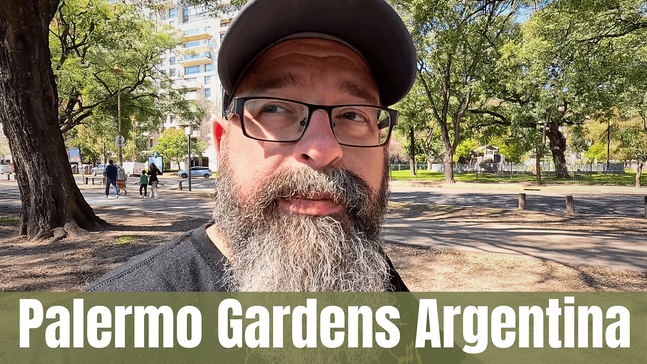 Gardens of Palermo Walk 🇦🇷 Buenos Aires Argentina