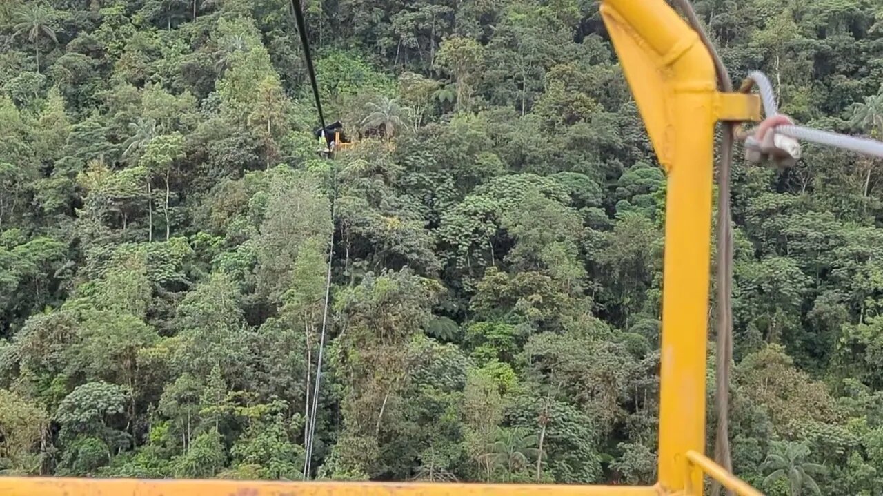 Taking A Cable Car Across The Mountains In Mindo, Ecuador 2023 Video 7