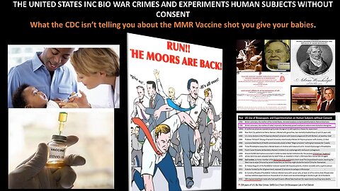 THIS IS BIBLICAL - THE MOORS ARE BACK BLUE BLOODS- GOD WINS SO STOP TRYING TO KILL US W/YOUR VACCINE