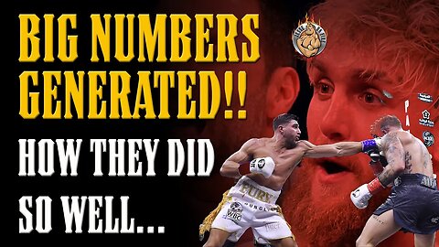 Paul vs Fury Did BIG NUMBERS!! How They DID IT Explained!!