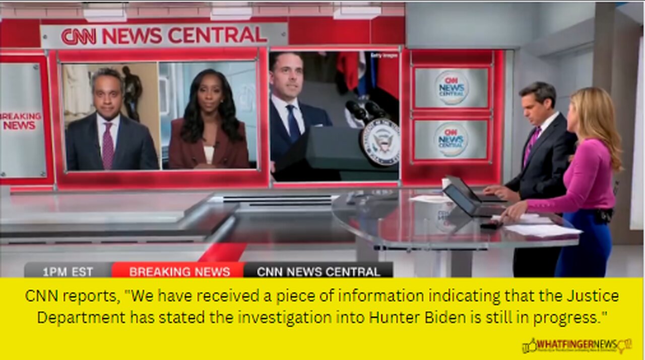 CNN reports, We have received a piece of information indicating that the Justice Department