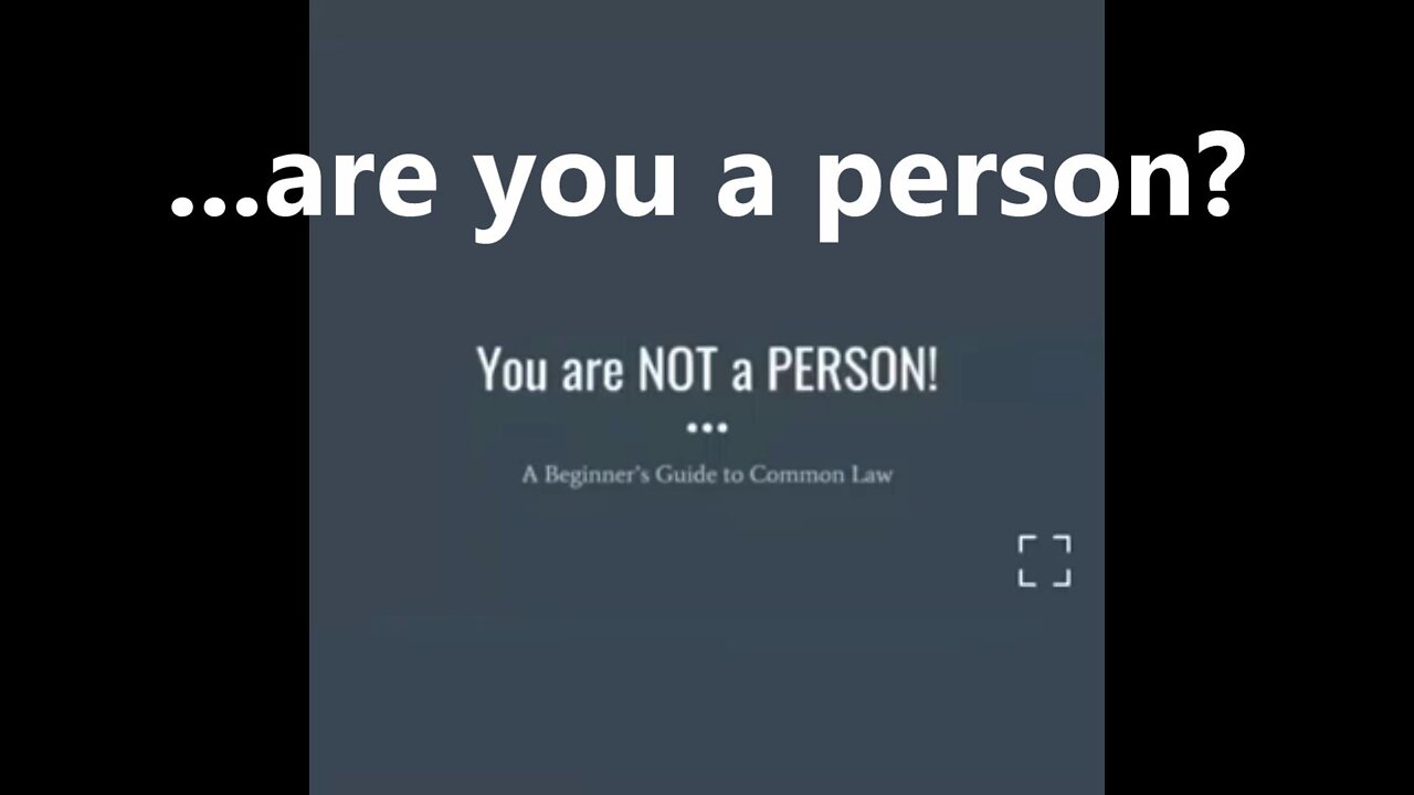 ...are you a person?
