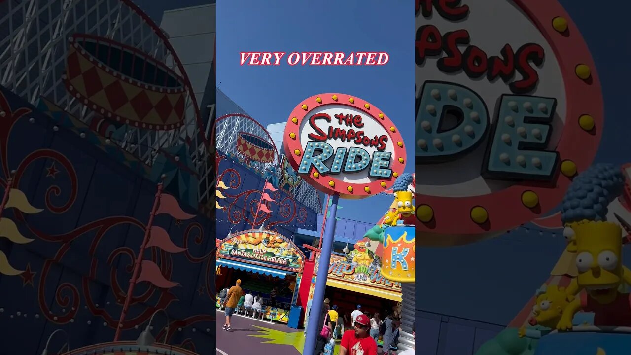 OVERRATED Rides At Universal Studios Hollywood! #shorts