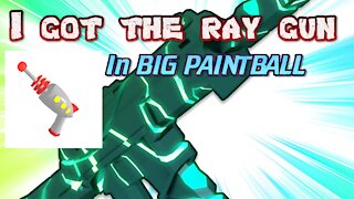 I got the ray gun in BIG PAINTBALL (ROBLOX)