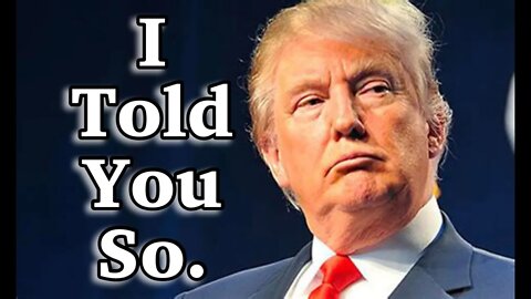 Trump Told Us This Would Happen If Biden Was Elected!